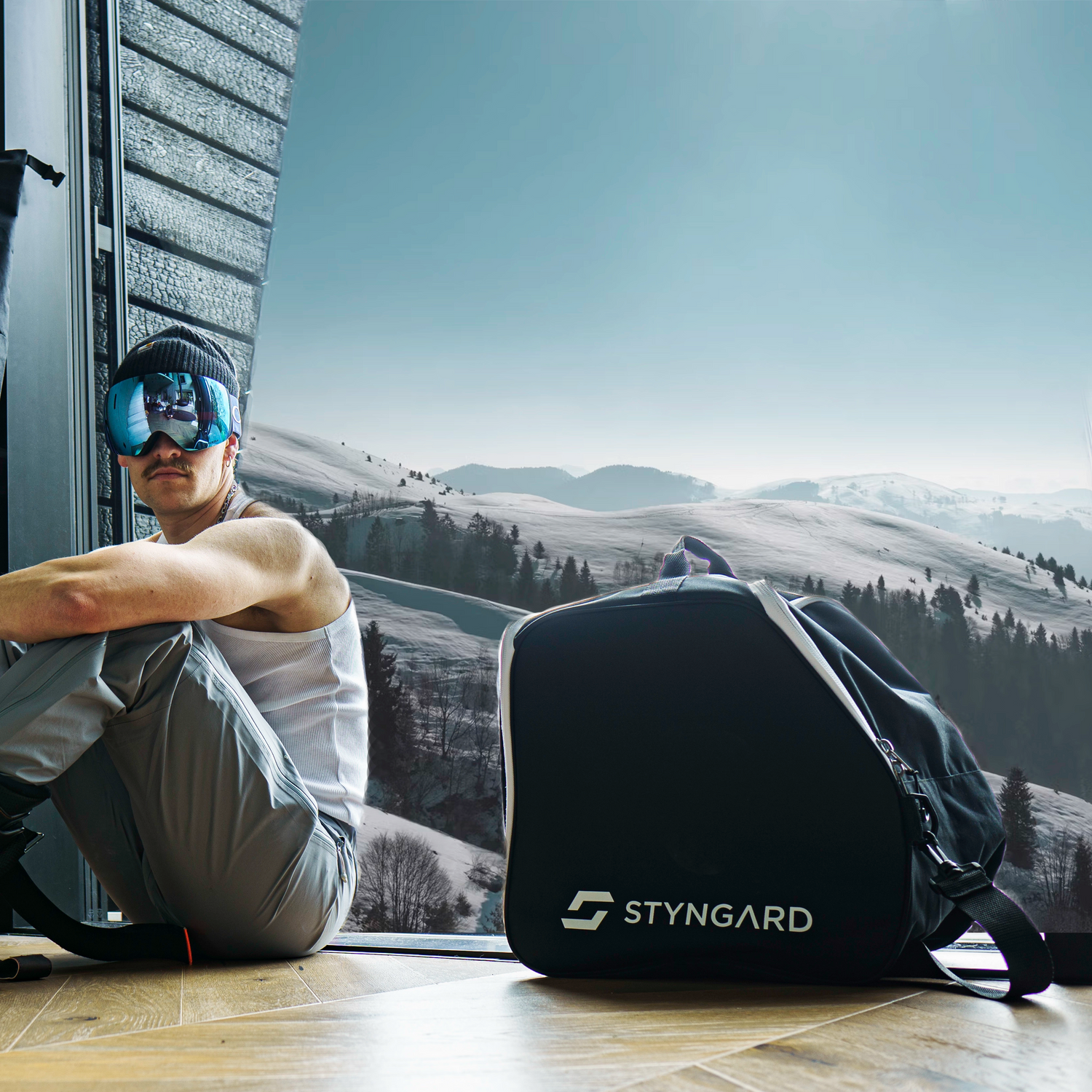 STYNGARD Courchevel Skitas set, 180 cm en skischoentas [38 l STYNGARD Courchevel Skitas set, 180 cm en skischoentas [38 l