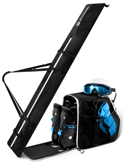 Skitasche und Skischuhtasche mit Helmfach für 1 Paar | Set VANCOUVER