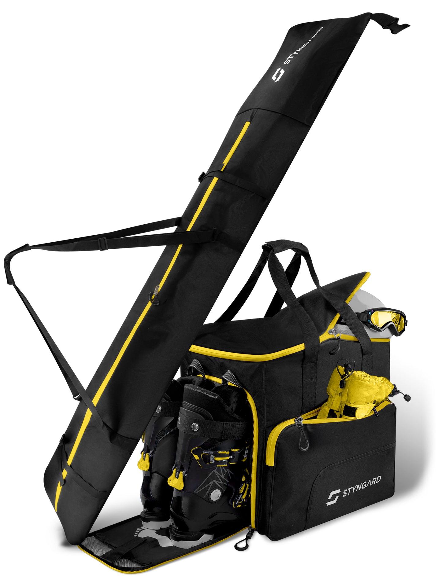 Skitasche & Skischuhtasche mit Helmfach für 2 Paar | Set SALZBURG