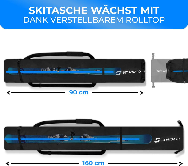 Skitasche Kinder für 1 Paar bis 160cm | ANDERMATT