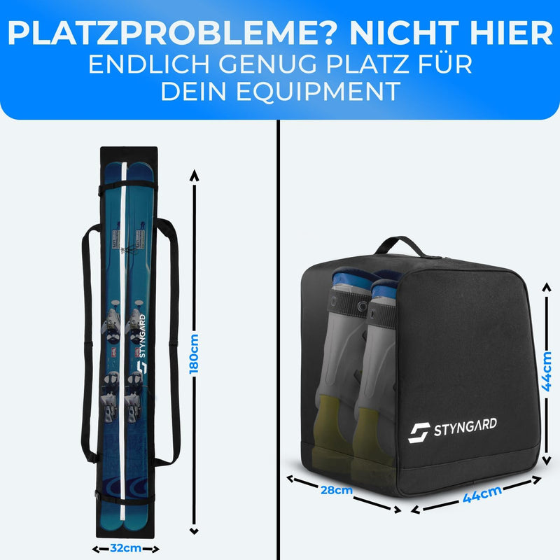 Skitasche und Skischuhtasche für 1 Paar | Basic Set COURCHEVEL