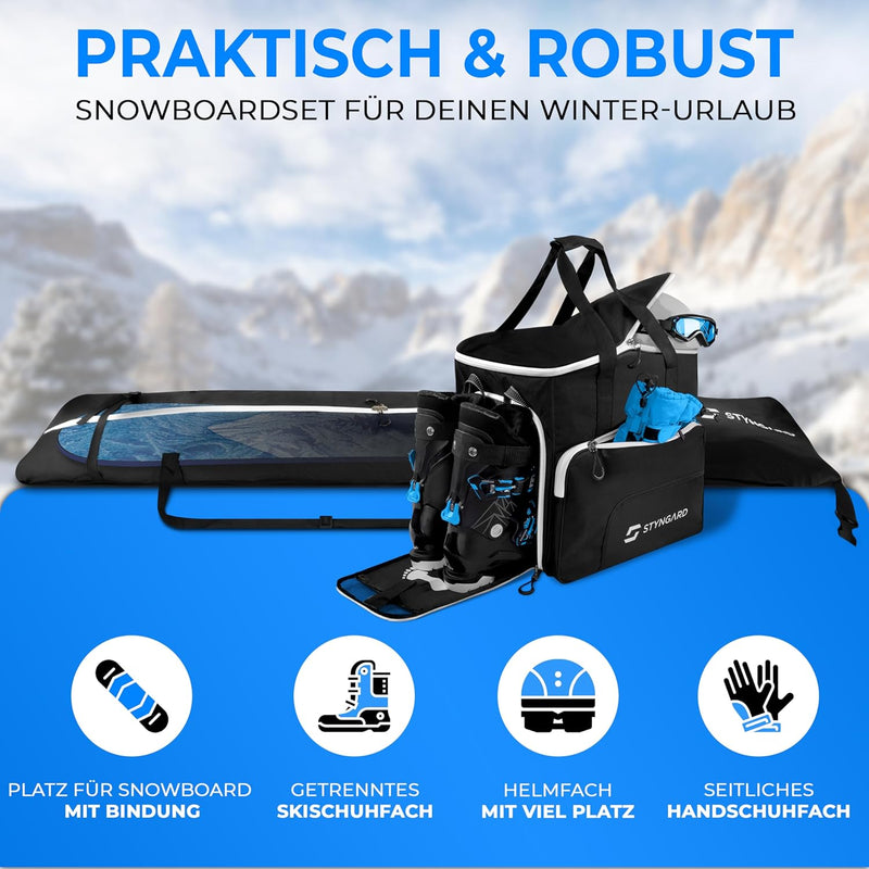 Snowboardtasche mit Stiefeltasche | Set CALGARY