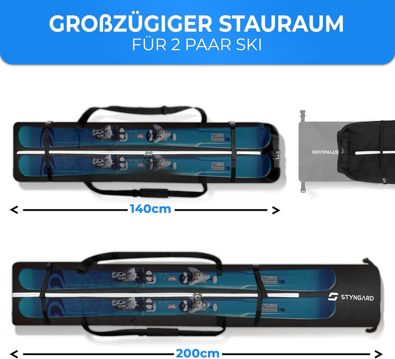 Skitasche für 2 Paar bis 200cm | KITZBÜHEL