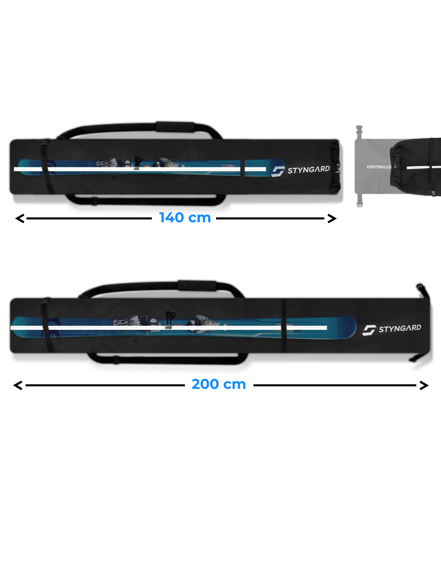 Skitasche für 1 Paar bis 200cm | HELSINKI